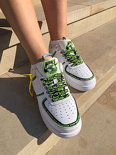 Nike Air Force 1 Worldwide White Green ID 1881878104 1500 Prom.ua