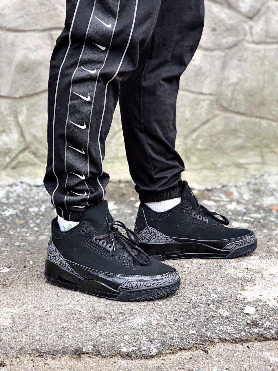 Nike Air Jordan Retro 3 Black ID