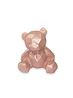 Фігурка шоколадна Ведмедик (перламутровий рожевий)