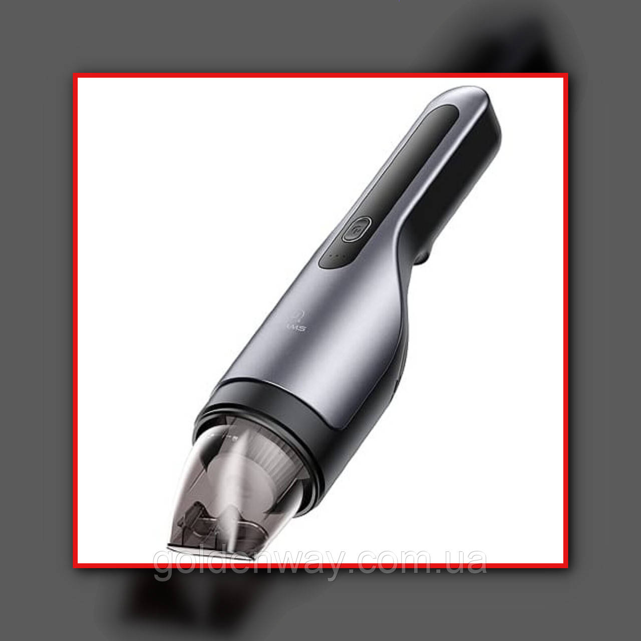 Автомобільний акумуляторний пилосос Usams US-ZB108-1 Mini Handheld Vacuum Cleaner Black (XCQZB10801)