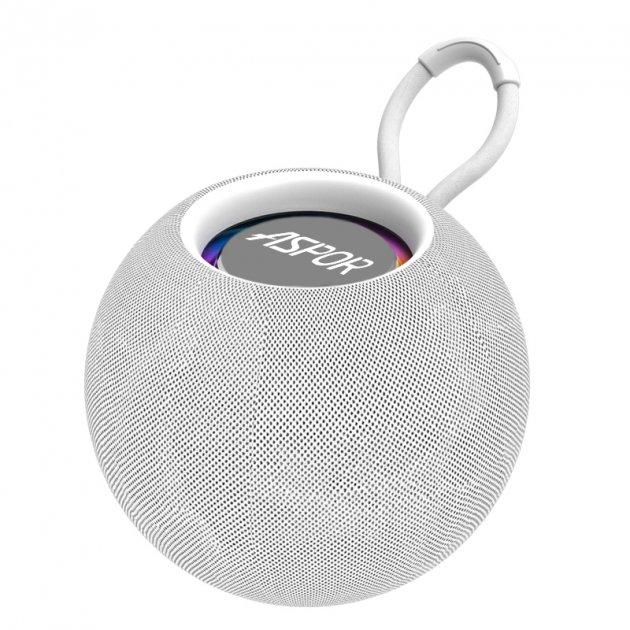 Bluetooth колонка Aspor H52- білий, фото 1