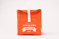 Термосумка Lunch Bag (Ланч Бег) Pack and Go "Lunch Bag L" оранжевый (LB211)