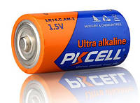 Батарейка PKCELL LR14тип C R14, 1.5V, Батарея Алкалиновая Alcaline (725765006) Красно-синяя