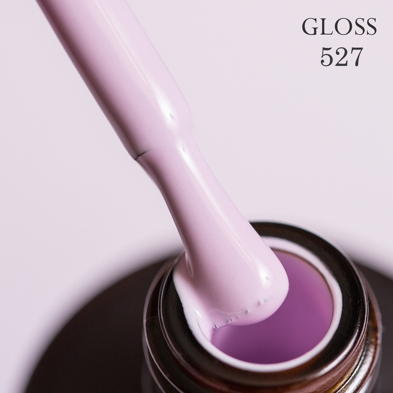 Гель-лак GLOSS 527 (ліловий), 11 мл, фото 1