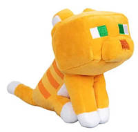 М&#039;яка іграшка Тигровий кіт оцелот із Майнкрафт (MineCraft) Tabby Cat 23 см (720441525) Помаранчевий