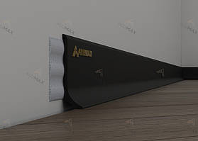 Накладний алюмінієвий плінтус 40мм, фарбований в RAL