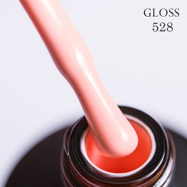 Гель-лак GLOSS 528 (світло-рожевий), 11 мл, фото 1