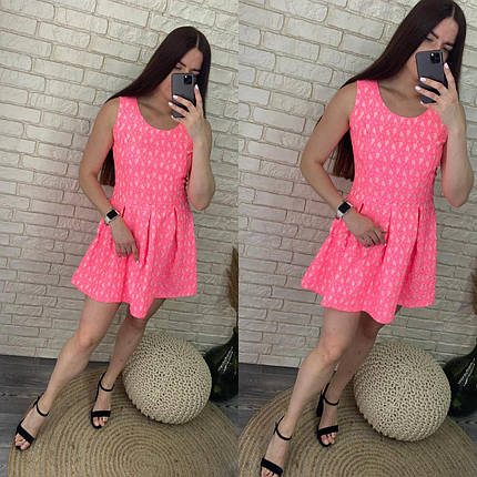 Розкішна жіноча сукня, тканина "Коттон" 42, 44, 46, 48 розмір 42, фото 1