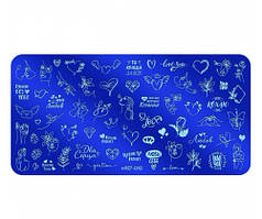 Пластина для стемпінгу "mART-010" (Love UA)