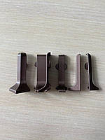 Фурнітура до алюмінієвого накладного плінтусу 40 мм фарбована за RAL