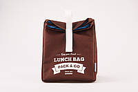Термосумка Lunch Bag (Ланч Бег) Pack and Go "Lunch Bag L" коричневый (LB204)