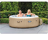 Джакузі Intex 28426 Ø 196 х 71 см надувний СПА басейн 4-місний, аеро, фото 3