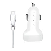 АЗУ (автомобильное зарядное устройство) WUW T51 Micro USB White