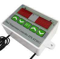 Терморегулятор двухзонный (2 зоны) ZFX-ST3012 на 220 В регулятор контроллер термостат температуры для
