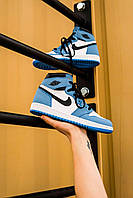 Мужские / женские кроссовки Nike Air Jordan 1 Retro High University Blue