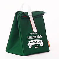 Термосумка Lunch Bag (Ланч Бег) Pack and Go "Lunch Bag L" зеленый (LB202)