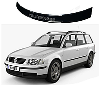 Дефлектор капота мухобойка на Volkswagen Passat В5 сед/унив 1997-2001 AV-Tuning