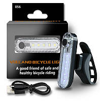 Вело габарит VOLCANO на COB диоде USB велосипед 50 люмен (622034647) Белая