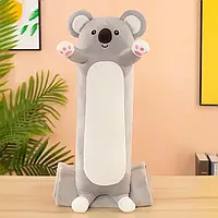 Мягкая игрушка подушка обнимашка для сна длинная коала Батон 110 см
