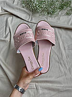 Шлепанцы женские Christian Dior Slides Pink 2