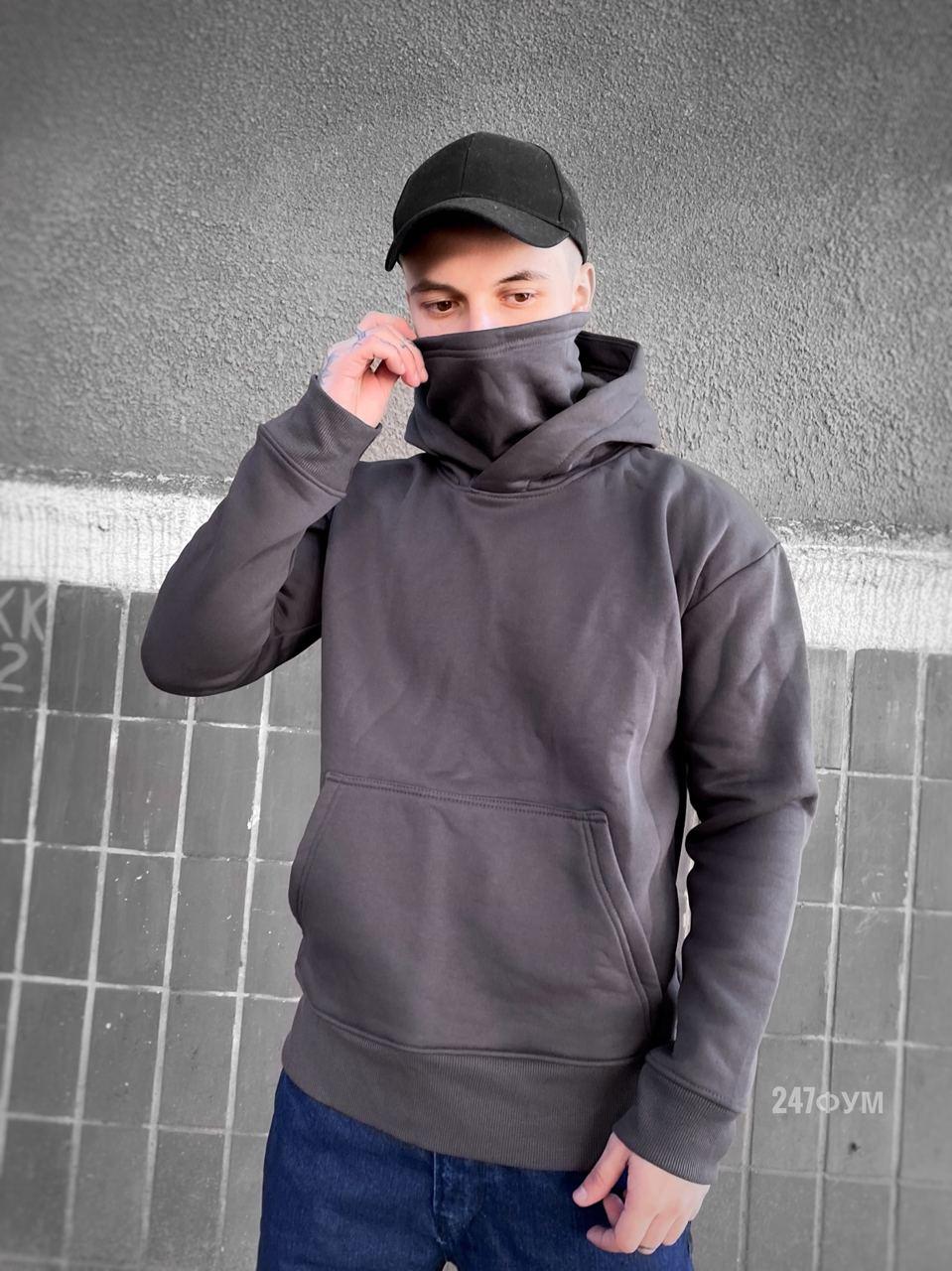 Чоловіча сіра толстовка