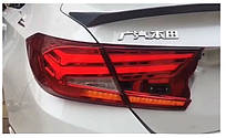 Задня світлодіодна оптика LED (задні ліхтарі) для Honda Accord 10 2018+ (червона)