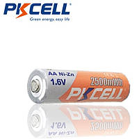 Аккумулятор Ni-Zn AA 2500 мВтч AA PKCELL 1.6V цинковые цинк (515645038)