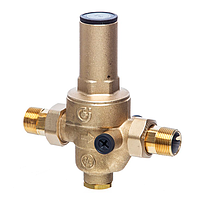 536050 Редуктор с американками Ø3/4" Max 25bar 0,5 ÷ 6bar 80°C Caleffi