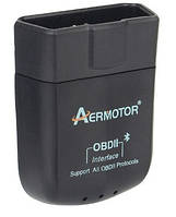 Диагностический сканер AERMOTOR ELM327 Блютуз/Bluetooth 4 для Android и Айфона (Iphone) OBD2 (760311820)