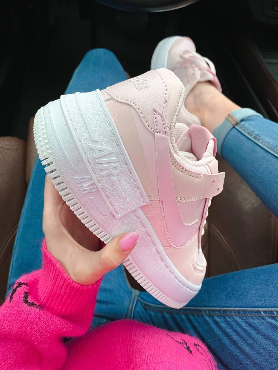 Air force 1 pink white sale