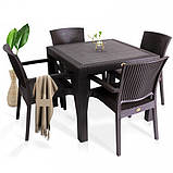 Крісло пластикове Вікі для кафе та саду, дачі, вуличних майданчиків, фото 2