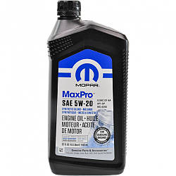 Олива моторна синтетична Mopar "MAXPRO SAE 5W-20 SP/GF-6A", 0,946л