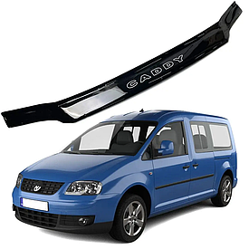 Дефлектор капота мухобойка на Volkswagen Caddy III 2004-2010 AV-Tuning