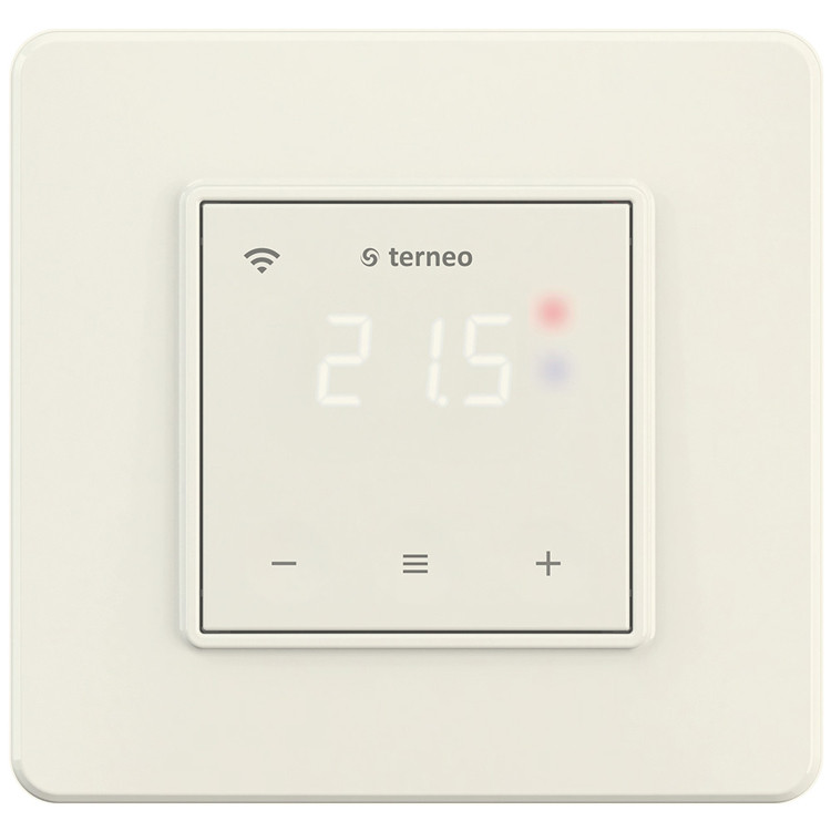 Терморегулятор для теплої підлоги Wi-Fi Terneo sx молочний білий