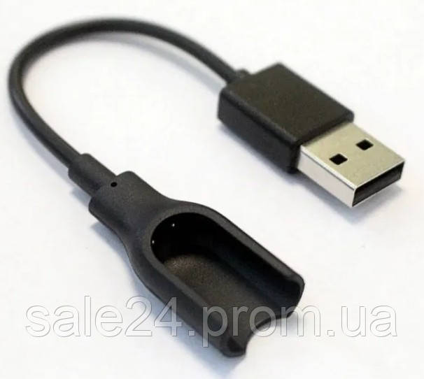 Кабель для заряджання Xiaomi Mi Band 2 і 3 USB ремінець заряджання ксиомі (603490786) Чорний