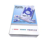 Комплект мешков Type G для пылесоса Bosch, Siemens 468383 (BBZ41FG)