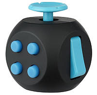 Іграшка Фіджет Куб Антистрес Fidget Cube V3 куб 3.8х3.8см (689952916) Чорно-Синій