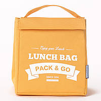 Термосумка Lunch Bag (Ланч Бег) Pack and Go "Lunch Bag M" желтый (LB312)