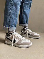 Женские кроссовки Nike Dunk Low Grey Black