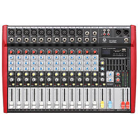 MixMaster ST-122P (USB/SD) Активний мікшерний пульт