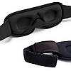 Пов'язка на очі для сну 3D Soft Black, фото 6