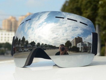 Маска лижна UV400 без оправи/рамок Дзеркальне скло, дзеркало окуляри для лиж (556644456)