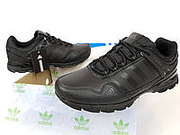 Кроссовки мужские кожаные черные Adidas Terrex 23. Мужская демисезонная обувь Адидас Терекс Кроссовки на осень