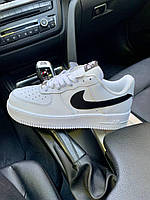 Женские кроссовки Nike Air Force 1 Low Black Swoosh