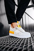 Женские кроссовки Nike Air Force 1 SHADOW Grey Orange