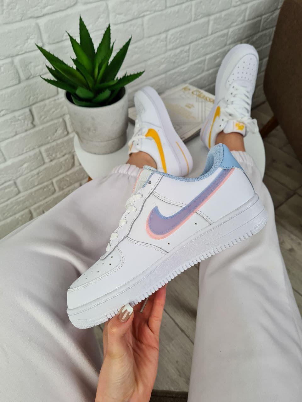 White pink cheap air force
