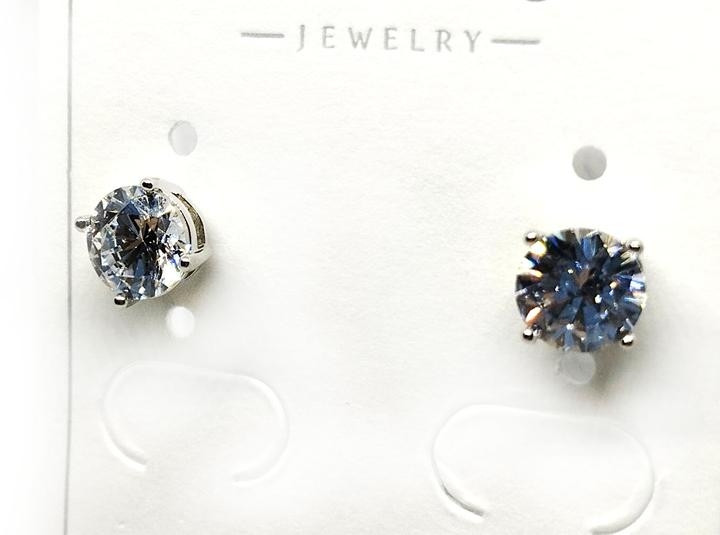 Сережки гвоздики зі стразами XuPing, фото 1