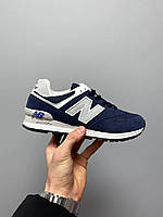 Женские кроссовки New Balance 574 Blue White