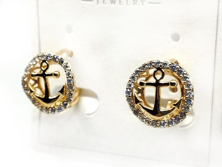 Сережки жіночі з якорем XuPing, фото 1