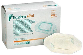 Хірургічна плівкова пов'язка з подушечкою Tegaderm + Pad, 5х7 см, 3582 (50 шт./уп.)